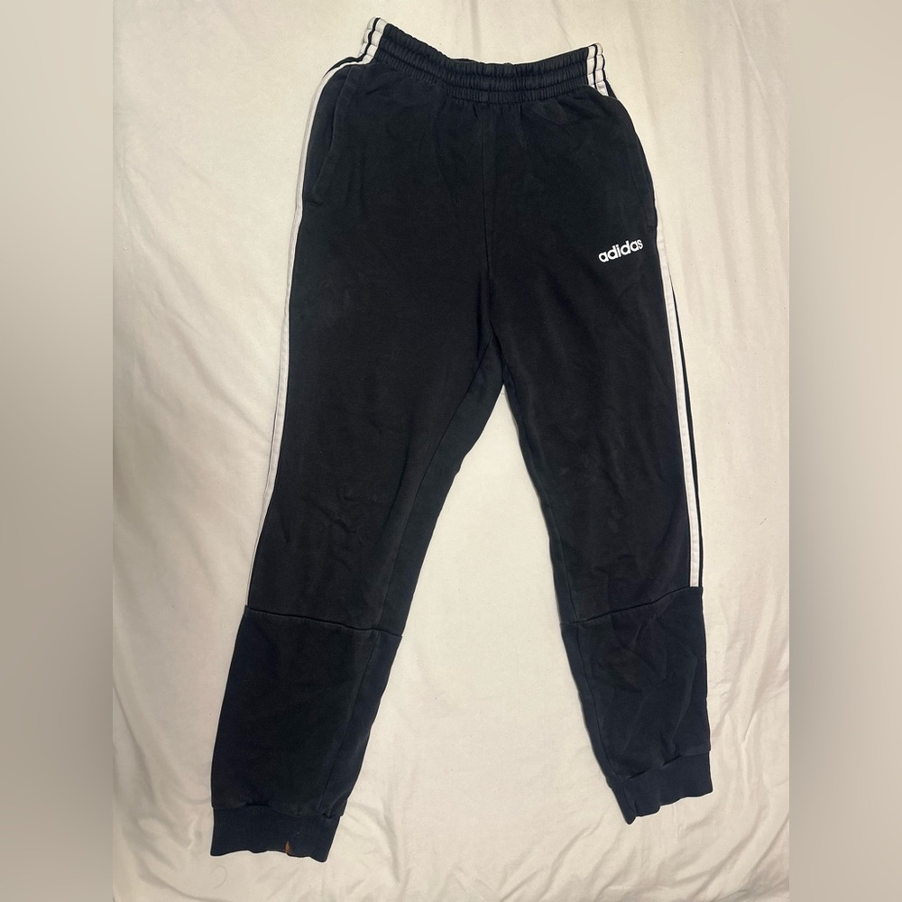 Adidas Sweatpants with White Stripes Size S